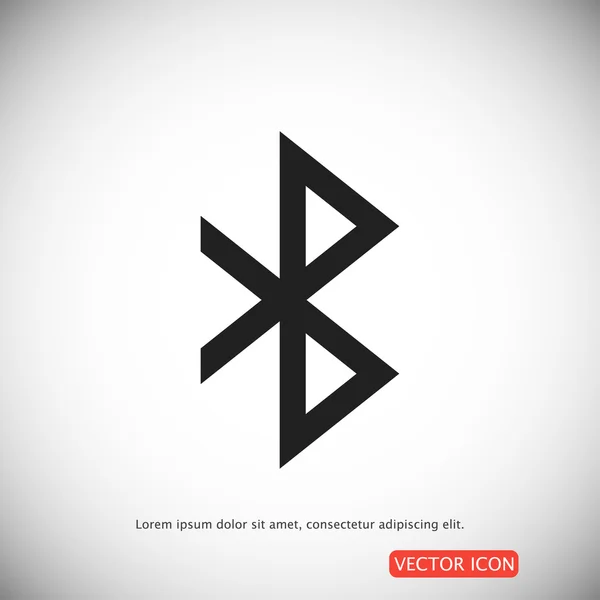 Icône bluetooth simple — Image vectorielle