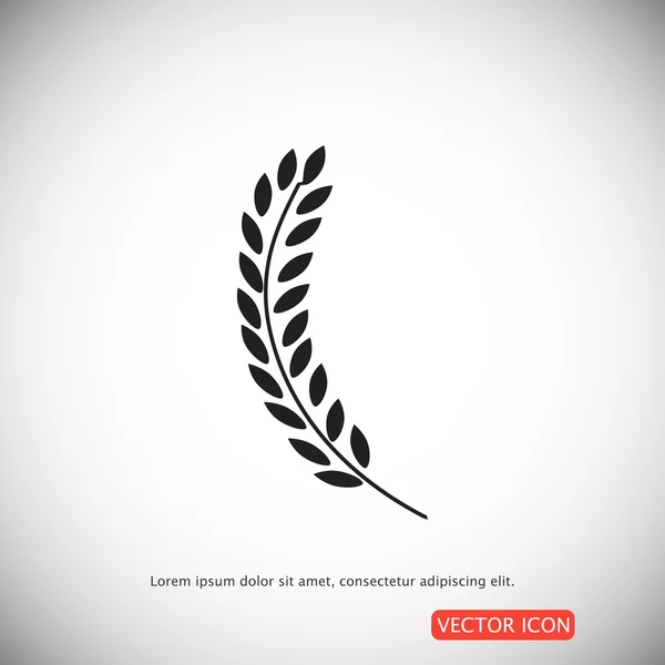 Простая икона пшеницы — стоковый вектор