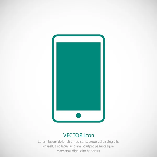 Smartphone, icono del teléfono móvil — Vector de stock