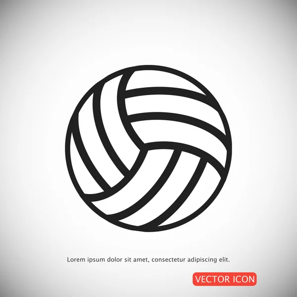 Klassieke volleybal bal — Stockvector