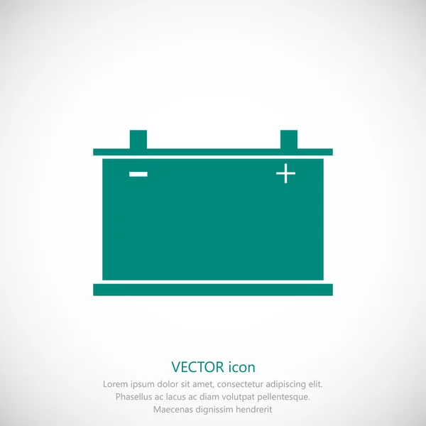 Auto batterijpictogram — Stockvector