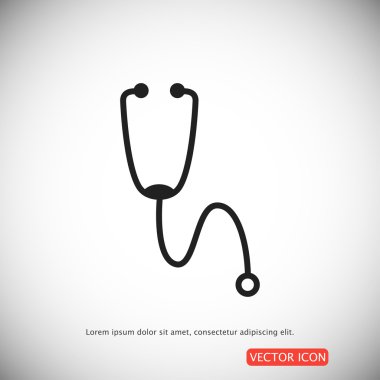 Sağlık stetoskop simgesi