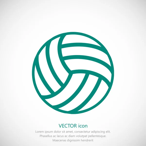 Классический волейбол — стоковый вектор