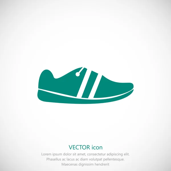 Eenvoudige schoen pictogram — Stockvector