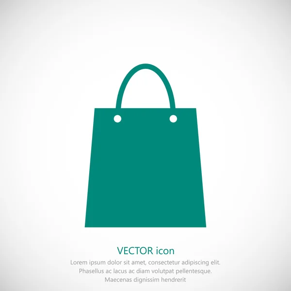 Női táska ikonra — Stock Vector