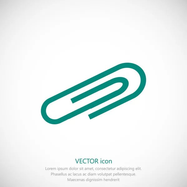 Paperclip pictogram — Stockvector