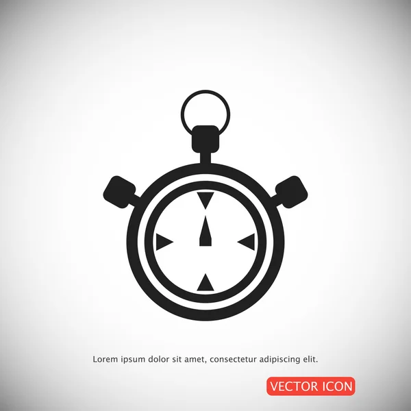 Eenvoudige Stopwatch Icoon — Stockvector