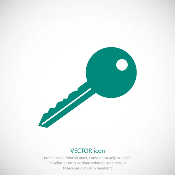 Door key icon — Stock Vector