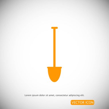 basit kürek simgesi