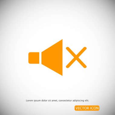 Sessiz hoparlör simgesi