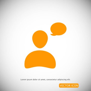 basit sohbet simgesi