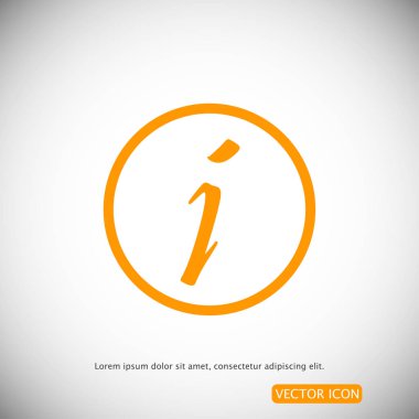 bilgi işareti simgesi