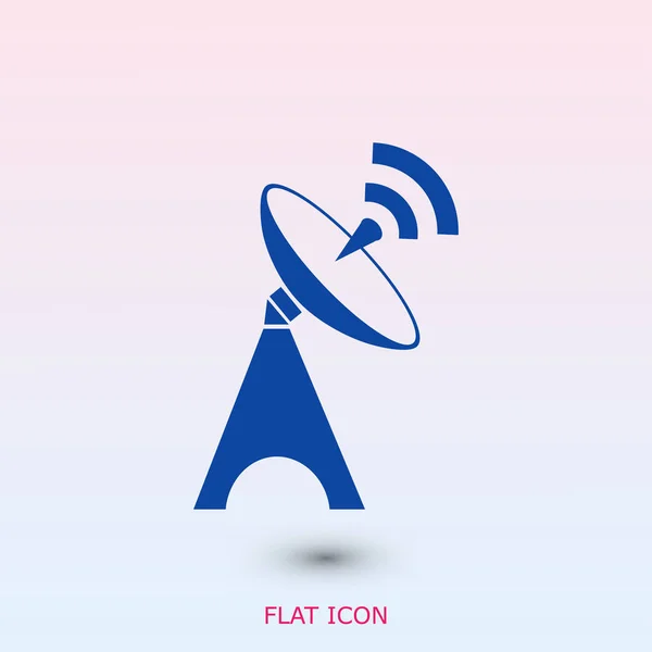 Pictogram satellietantenne — Stockvector