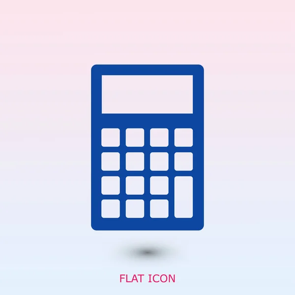 Ícone calculadora simples — Vetor de Stock