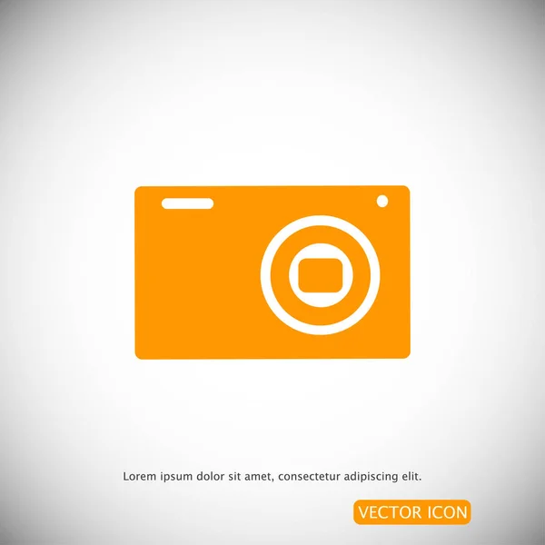 Retro camera pictogram — Stockvector