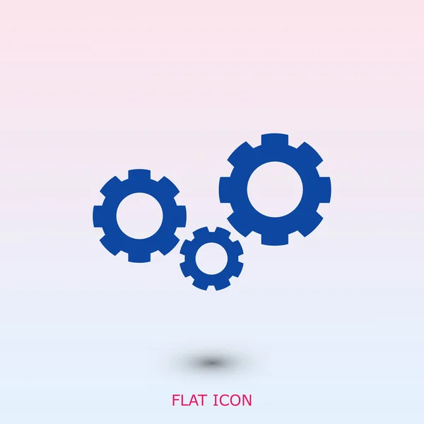 Simple gears icon — Stock Vector