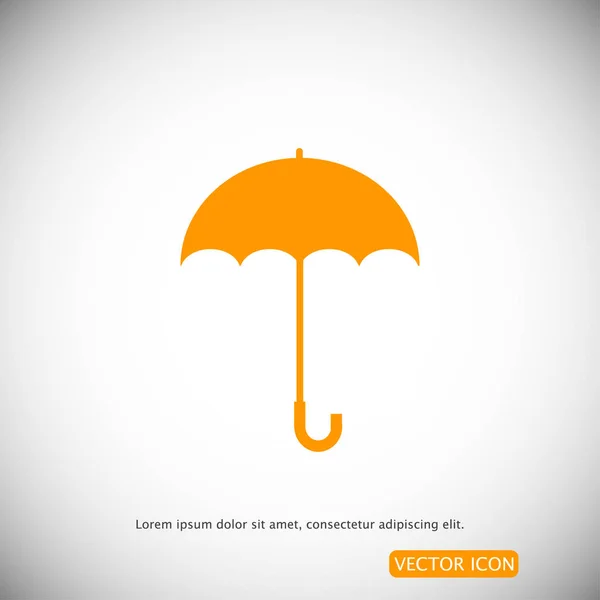 Open umbrella icon — Stock Vector