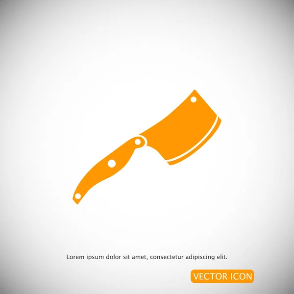 Basit bıçak simgesi — Stok Vektör
