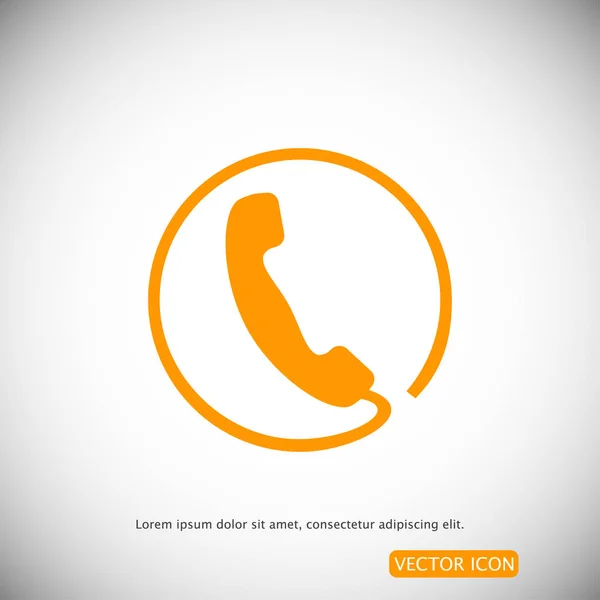 Phone call icon — Stock Vector