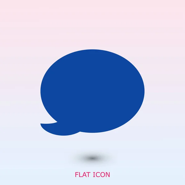 Beszéd buborék ikon — Stock Vector