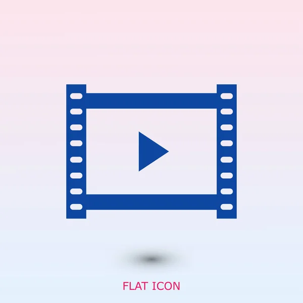 Video-speler pictogram — Stockvector