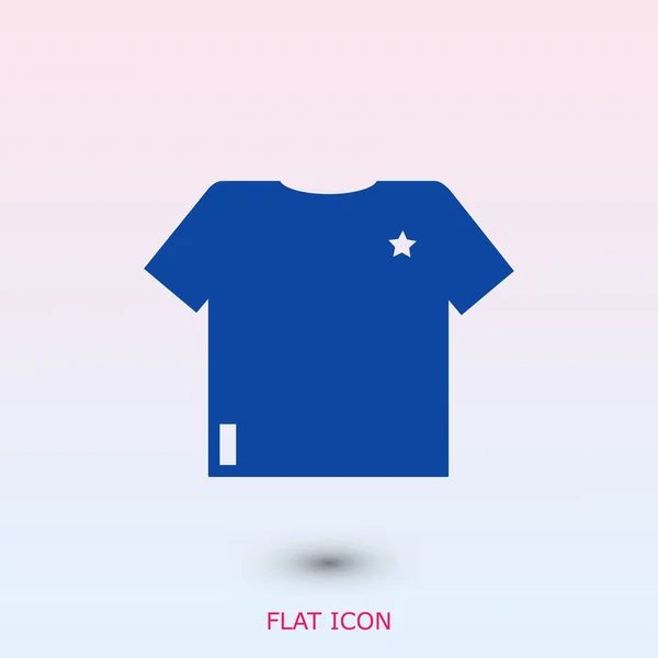 Ilustración del icono de camiseta — Vector de stock