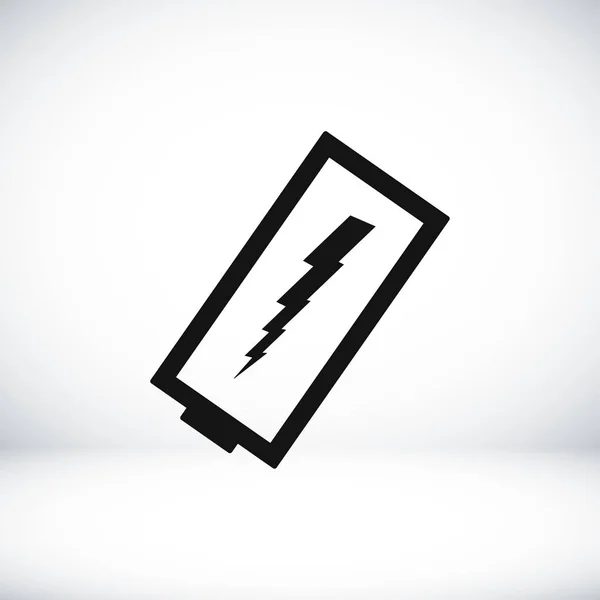 Ícone da bateria descarregada —  Vetores de Stock