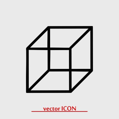 küp basit simgesini