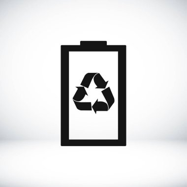 Pil geri dönüşüm simgesi