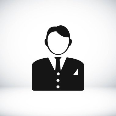 işadamı basit simgesi