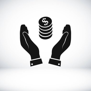 Ellerin simgesinde para