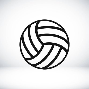 Voleybol basit simgesi