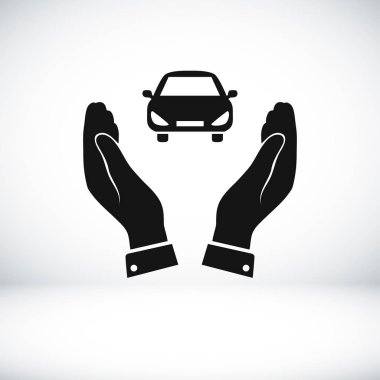 Ellerin simgesinde araba