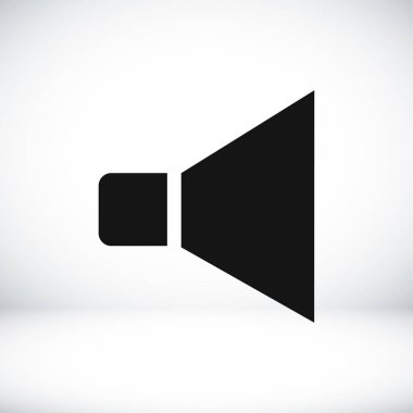 basit hoparlör simgesi