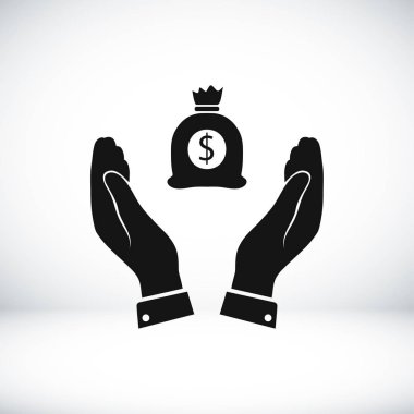 Ellerin simgesinde para