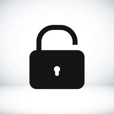 lock simple icon clipart