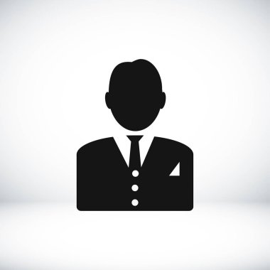 işadamı basit simgesi