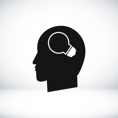 Yaratıcı bir fikir kavramı simgesi