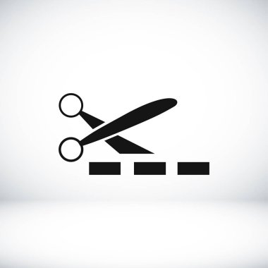 Burada kesme işareti simgesi