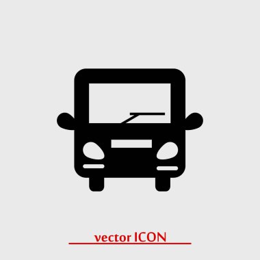 Otobüs Basit Simgesi