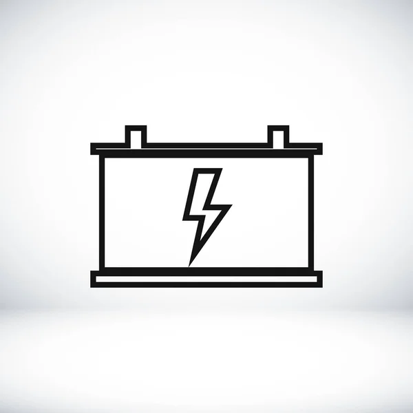 Car battery icon — Stock Vector