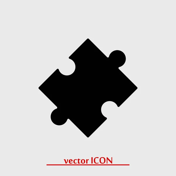 Puzzle darab ikon — Stock Vector
