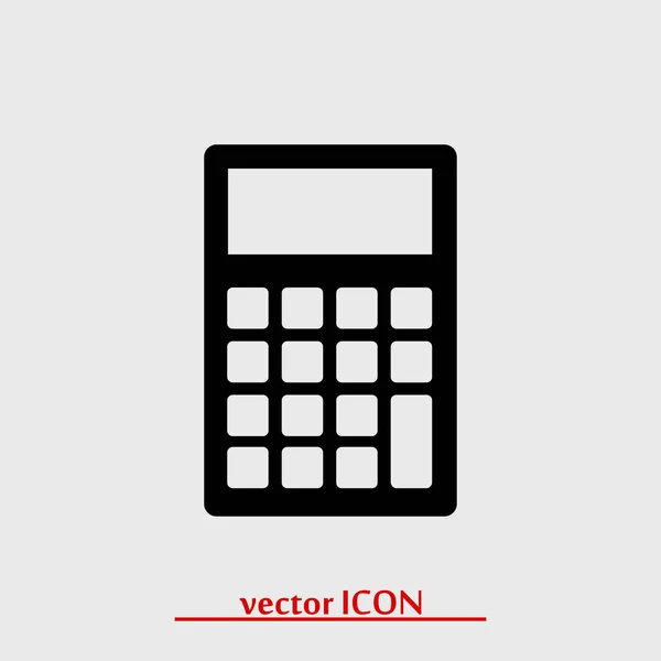 Calculadora Ícone simples — Vetor de Stock