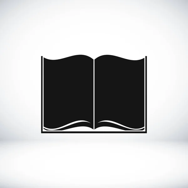 Eenvoudige boekpictogram — Stockvector