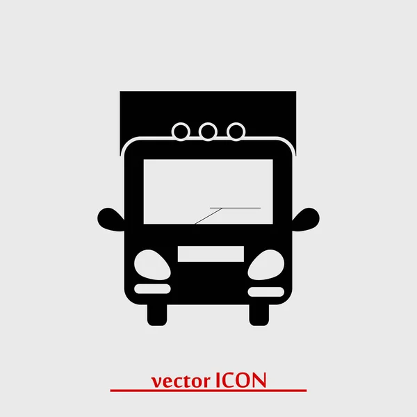 Caminhão ícone simples — Vetor de Stock