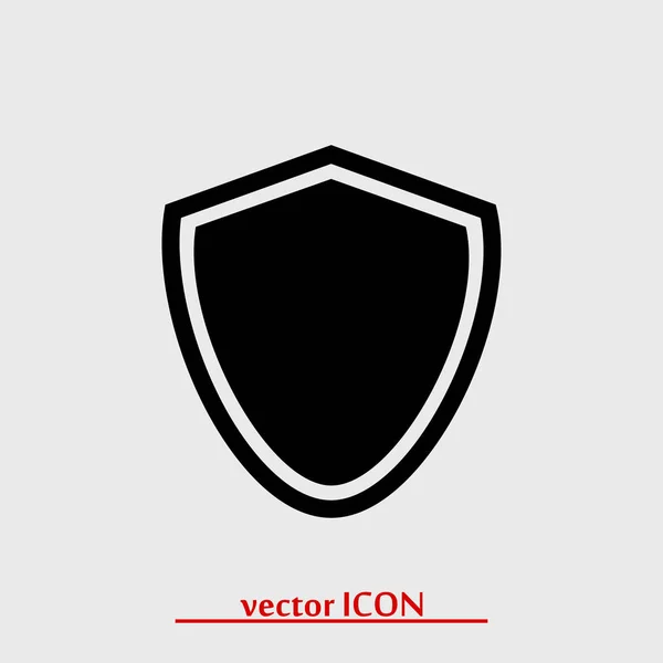 Escudo icono simple — Vector de stock