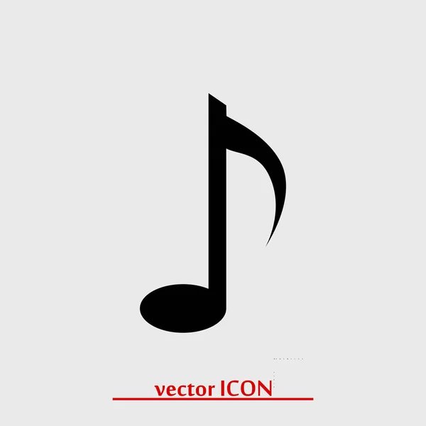 Ikona noty — Stockový vektor