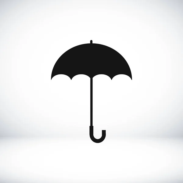 Paraplu teken pictogram — Stockvector