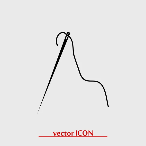 Agulha ícone simples — Vetor de Stock