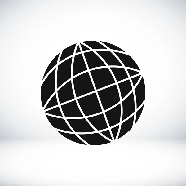 Globe Network Icon — Stockový vektor